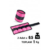 Spor Byfit 0.5 Kg x 2 Adet Pembe El veya Ayak Bileği Ağırlığı - 2