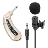 Magicvoice 5 Metre Kablolu Condenser Yaka Mikrofonu Mikrofon 3.5 mm Condenser 6.3 mm Jack Girişli Soketli Mandallı - 7