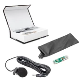 Magicvoice 5 Metre Kablolu Condenser Yaka Mikrofonu Mikrofon 3.5 mm Condenser 6.3 mm Jack Girişli Soketli Mandallı - 8