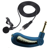 Magicvoice 5 Metre Kablolu Condenser Yaka Mikrofonu Mikrofon 3.5 mm Condenser 6.3 mm Jack Girişli Soketli Mandallı - 1