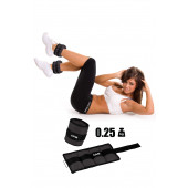 Spor Byfit 0.25 Kg x 2 Adet Siyah El veya Ayak Bileği Ağırlığı - 1