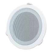 MAGICVOICE MV-6695 12 CM 6 WATT [DELİK ÇAPI 15 CM) METAL KASA TRAFOLU ALÇIPAN HOPARLÖR BEYAZ - 1