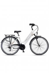 2833 Ventura L Bayan Şehir Bisikleti V 460h 28 Jant 21 Vites Beyaz Gold - 1