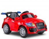 Babyhope 436 Audi E-Drive-5 Beyaz 12 V Akülü Araba Kırmızı - 1