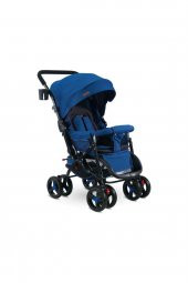 Babyhope 604 Çift Yönlü Bebek Arabası Mavi - 2