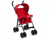Babyhope SC-107 Siyah Baston Bebek Arabası Kırmızı - 1