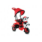 127 Little Panda 3 Tekerlekli Itmeli Bisiklet kırmızı - 1