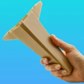 Sedir Mobilya Kanepe Tv Ünitesi Konsol Koltuk Ayağı Ahşap Desenli Açık Ceviz Renk 18 Cm Ayakları thumbnail 6