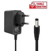 Weko 12 Volt 1 Amper 10 Watt Priz Tipi Adaptör 5.5x2.5 Uçlu Güvenlik Kamerası Led Şarjlı El Aletleri Adaptörü - 8