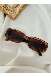 Chunky Frame Vintage Leopar Güneş Gözlüğü - 2