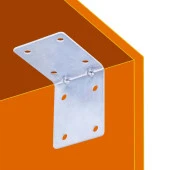 Mobilya Dolap Köşe Bağlantı Sabitleme L Demir Köşebent Gönye 50x50x40 mm (5 ADET) - 3