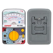 Powermaster Sunwa KS-268 Analog Multimetre Ölçü Aleti Kılıflı Dc Ac Voltaj Ölçüm Cihazı - 6