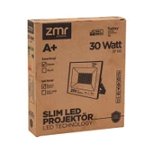 Ayt Zmr 30 Watt 6500K 220 Volt IP65 Siyah Led Projektör Lamba Aydınlatma - 6