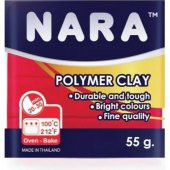 NARA POLYMER CLAY 55gr.PRIMARY RED - 1