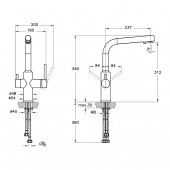 Artema A42144 Split Dual-Flow Mutfak Bataryası - 2