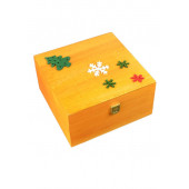 Ahşap Hediye Kutusu Süslü - 1