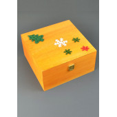 Ahşap Hediye Kutusu Süslü - 2