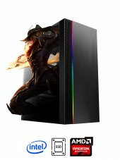 Ramtech DG247 İ5-4570 8GB RAM 128GB SSD 500GB HDD 4GB/RX550 Oyuncu PC - 1