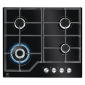 Electrolux KGG64362K Siyah Cam Yüzeyli Ankastre Gazlı Ocak - 1