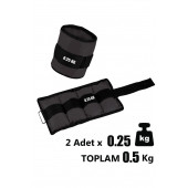 Spor Byfit 0.25 Kg x 2 Adet Çocuklar için Siyah El veya Ayak Bileği Ağırlığı - 2