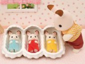 Sylvanian Families Üçüzler Bakım Figür Seti - 4