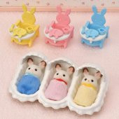 Sylvanian Families Üçüzler Bakım Figür Seti - 5