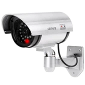 Powermaster Kırmızı Ledli Maket Kamera Caydırıcı Sah te Kamera Gerçek Görünümlü Pilli Işıklı Güvenlik Kamerası - 6