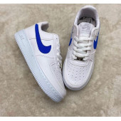 Nike AirForce-1 Beyaz-Mavi Günlük Ayakkabı - 2
