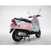 MOTOLUX VINTAGE 50 CC BENZİNLİ SCOOTER BEYAZ PEMBE - 7