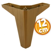 Sedir Lüks Mobilya Kanepe Baza Tv Ünitesi Koltuk Ayağı Ahşap Desenli Koyu Ceviz 12 Cm Ayakları thumbnail 1