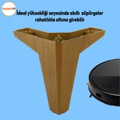 Sedir Lüks Mobilya Kanepe Baza Tv Ünitesi Koltuk Ayağı Ahşap Desenli Koyu Ceviz 12 Cm Ayakları thumbnail 5