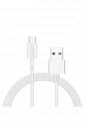 Type C Şarj Ve Data Kablosu 1 Metre 3.0a Beyaz Usb Şarj Kablosu - 2