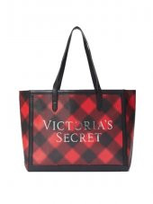 Red Buffalo Check Holiday Tote Çanta - 1