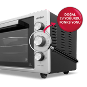 Simfer 4244 İnox Gri 42 Litre Turbo Midi/Mini Fırın - 4