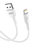 Linktech K601 Safe USB - iPh Lightning 3A Data ve Şarj Kablosu 1mt Beyaz - 2