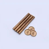 Mühür Mumu Çubuk 11mmx120mm 10lu Paket Mo:550 SATEN ALTIN KARAMEL - 2