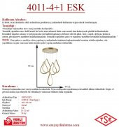 Eray Aydınlatma 4011-5 Y Eskitme Led Avize - 3
