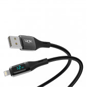 LinkTech K682 Dijital Göstergeli USB - iPh Lightning 12W 2.4A Data ve Şarj Kablosu - 2