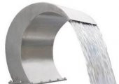 Havuz şelale Kobra 900-600 mm 316 kalite 1,2 mm Paslanmaz çelik El Yapım - 2