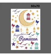 Hoşgeldin Ramazan Cam - Duvar Sticker Seti HK2555 - 2