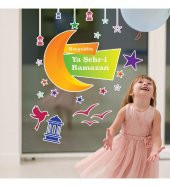 Hoşgeldin Ramazan Cam - Duvar Sticker Seti HK2553 - 1