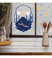 Kişiye Özel Hoşgeldin Ramazan Mahyalı Tasarım Cam - Duvar Sticker Seti HK2552 - 1