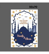 Kişiye Özel Hoşgeldin Ramazan Mahyalı Tasarım Cam - Duvar Sticker Seti HK2552 - 3