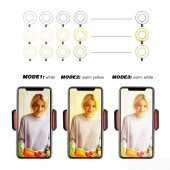 Powermaster Pm-2577 Akrobatik Işıklı Youtuberlar İçin Telefon Tutacağı - 8