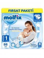Molfix Bebek Bezi Fırsat Paketi 1 Beden 2-5 Kg 88 Adet - 1