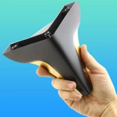 Endülüs Mobilya Kanepe Sehpa Tv Ünitesi Baza Koltuk Ayağı Siyah Renk 15 Cm Ayakları - 6