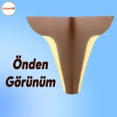 Endülüs Mobilya Kanepe Sehpa Tv Ünitesi Baza Koltuk Ayağı Kahverengi Renk 15 Cm Ayakları - 7