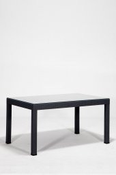 Sandalie Rattan 90X150 Camlı Antrasit Masa - Bahçe&Balkon&Teras - 1