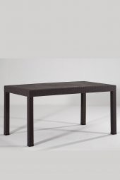 Rattan 90x150 Camsız Antrasit Masa - Bahçe&Balkon&Teras - 1