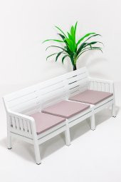 SANDALİE Lara 3lü Koltuk Balkon&Teras Bahçe Koltuk / Beyaz - 1